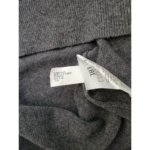 Banana Republic Filpucci Merino Wool Cashmere Gray Crewneck Sweater Women's S - Picture 7 of 8